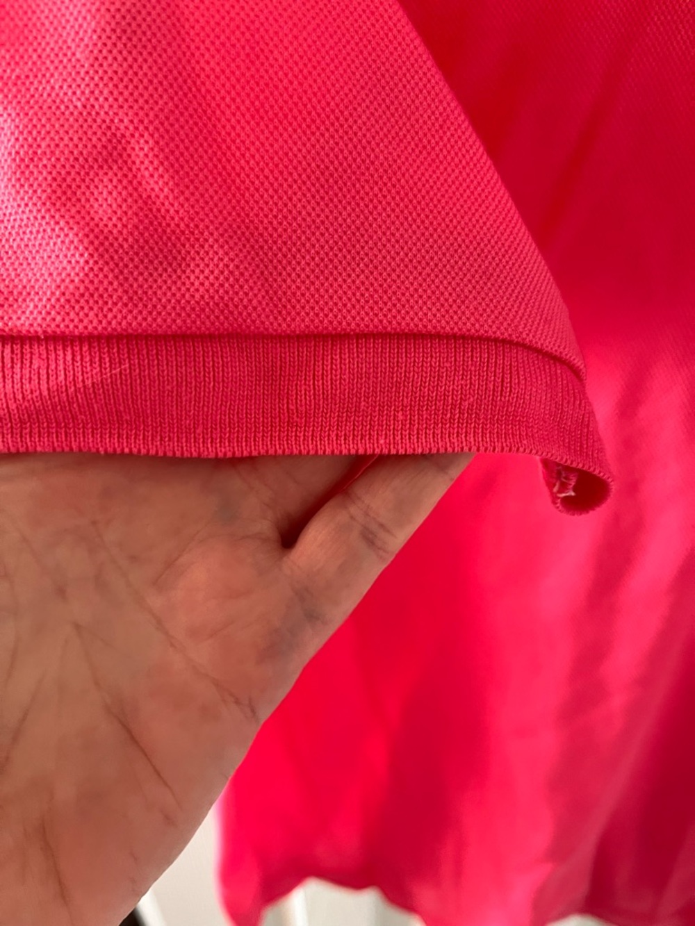 Lacoste Men's Hot Pink Polo Shirt with Croc Logo European 7 - Picture 10 of 10